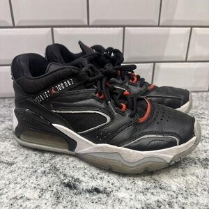 Jordan Air Point Lane Black Cement 2021 Men's 8 Red Basketball Tennis Shoes Used